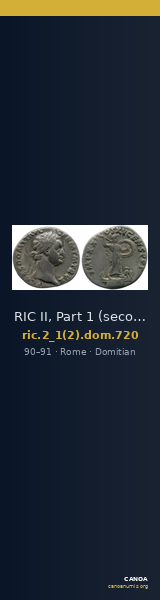 RIC II, Part 1 (second edition) Domitian 720 — CANOA