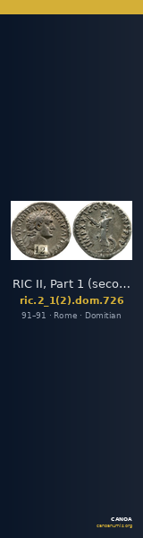 RIC II, Part 1 (second edition) Domitian 726 — CANOA