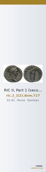 RIC II, Part 1 (second edition) Domitian 727 — CANOA