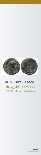 RIC II, Part 1 (second edition) Domitian 728 — CANOA