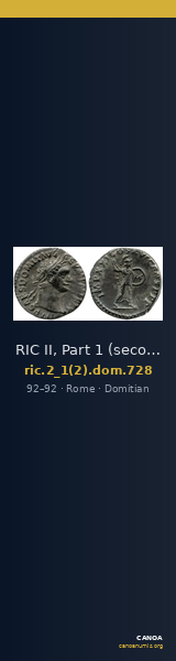 RIC II, Part 1 (second edition) Domitian 728 — CANOA
