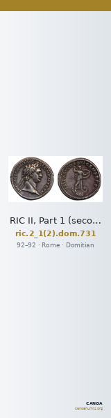 RIC II, Part 1 (second edition) Domitian 731 — CANOA