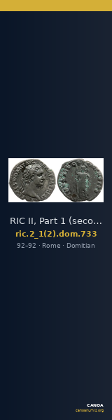 RIC II, Part 1 (second edition) Domitian 733 — CANOA