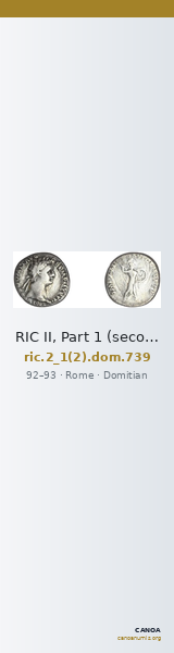 RIC II, Part 1 (second edition) Domitian 739 — CANOA