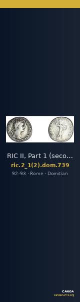 RIC II, Part 1 (second edition) Domitian 739 — CANOA