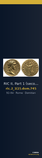 RIC II, Part 1 (second edition) Domitian 745 — CANOA