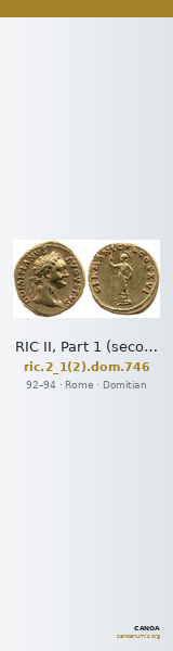 RIC II, Part 1 (second edition) Domitian 746 — CANOA