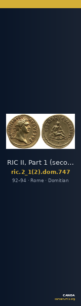 RIC II, Part 1 (second edition) Domitian 747 — CANOA