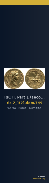 RIC II, Part 1 (second edition) Domitian 749 — CANOA
