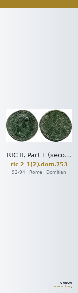 RIC II, Part 1 (second edition) Domitian 753 — CANOA