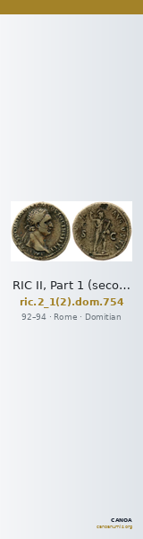 RIC II, Part 1 (second edition) Domitian 754 — CANOA