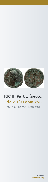 RIC II, Part 1 (second edition) Domitian 756 — CANOA