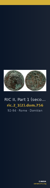 RIC II, Part 1 (second edition) Domitian 756 — CANOA
