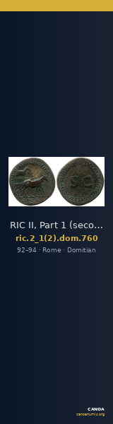 RIC II, Part 1 (second edition) Domitian 760 — CANOA