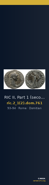 RIC II, Part 1 (second edition) Domitian 761 — CANOA