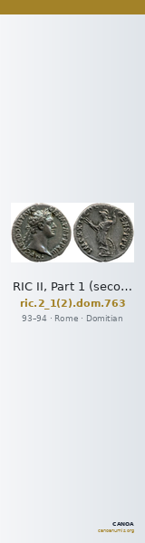 RIC II, Part 1 (second edition) Domitian 763 — CANOA