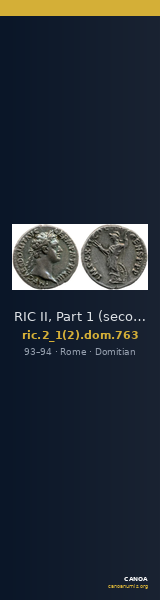 RIC II, Part 1 (second edition) Domitian 763 — CANOA