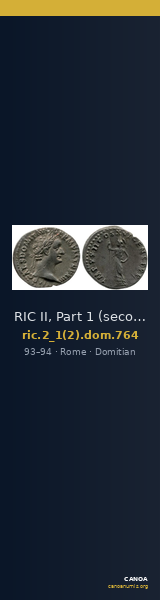 RIC II, Part 1 (second edition) Domitian 764 — CANOA
