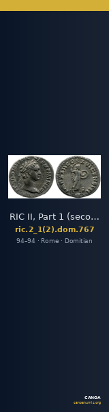 RIC II, Part 1 (second edition) Domitian 767 — CANOA