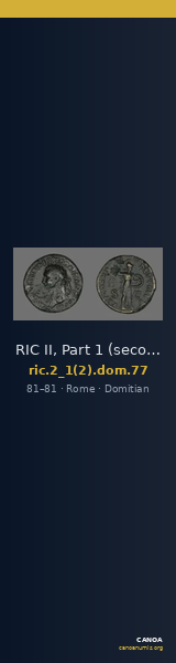 RIC II, Part 1 (second edition) Domitian 77 — CANOA