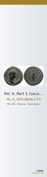 RIC II, Part 1 (second edition) Domitian 773 — CANOA