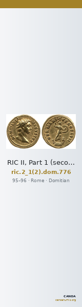 RIC II, Part 1 (second edition) Domitian 776 — CANOA