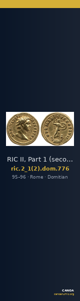 RIC II, Part 1 (second edition) Domitian 776 — CANOA
