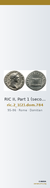 RIC II, Part 1 (second edition) Domitian 784 — CANOA