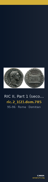 RIC II, Part 1 (second edition) Domitian 785 — CANOA