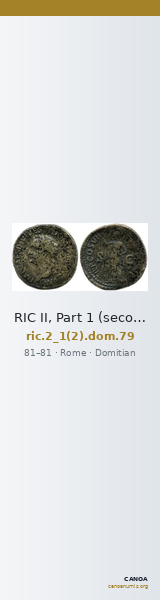 RIC II, Part 1 (second edition) Domitian 79 — CANOA