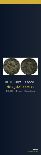 RIC II, Part 1 (second edition) Domitian 79 — CANOA