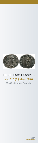 RIC II, Part 1 (second edition) Domitian 790 — CANOA