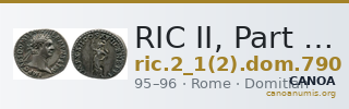 RIC II, Part 1 (second edition) Domitian 790 — CANOA
