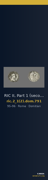 RIC II, Part 1 (second edition) Domitian 791 — CANOA