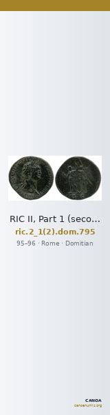 RIC II, Part 1 (second edition) Domitian 795 — CANOA