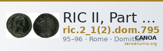 RIC II, Part 1 (second edition) Domitian 795 — CANOA