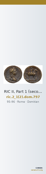 RIC II, Part 1 (second edition) Domitian 797 — CANOA