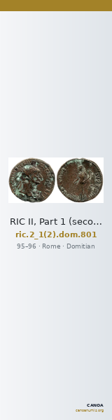RIC II, Part 1 (second edition) Domitian 801 — CANOA