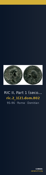 RIC II, Part 1 (second edition) Domitian 802 — CANOA