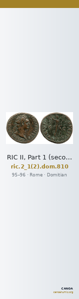 RIC II, Part 1 (second edition) Domitian 810 — CANOA