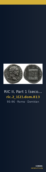 RIC II, Part 1 (second edition) Domitian 813 — CANOA