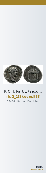 RIC II, Part 1 (second edition) Domitian 815 — CANOA