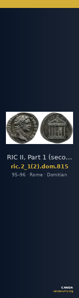 RIC II, Part 1 (second edition) Domitian 815 — CANOA