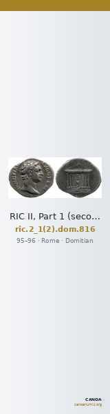 RIC II, Part 1 (second edition) Domitian 816 — CANOA
