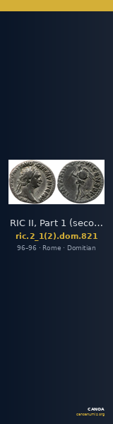 RIC II, Part 1 (second edition) Domitian 821 — CANOA