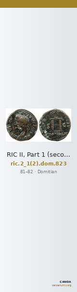 RIC II, Part 1 (second edition) Domitian 823 — CANOA
