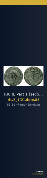 RIC II, Part 1 (second edition) Domitian 88 — CANOA