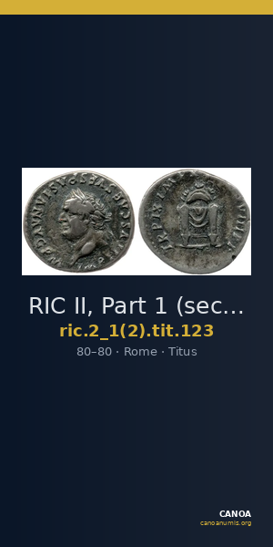 RIC II, Part 1 (second edition) Titus 123 — CANOA