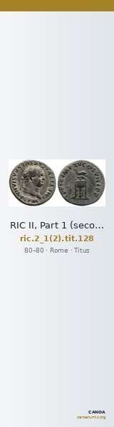 RIC II, Part 1 (second edition) Titus 128 — CANOA