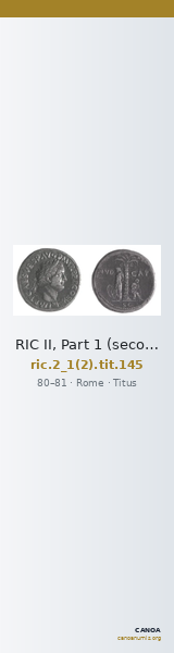 RIC II, Part 1 (second edition) Titus 145 — CANOA
